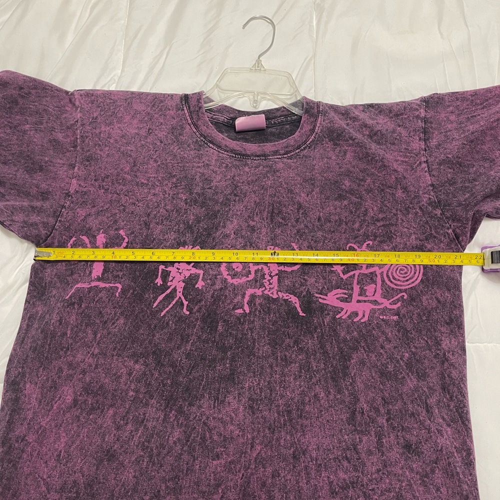 Stone Aged Rockwear black/purple/pink T-shirt L